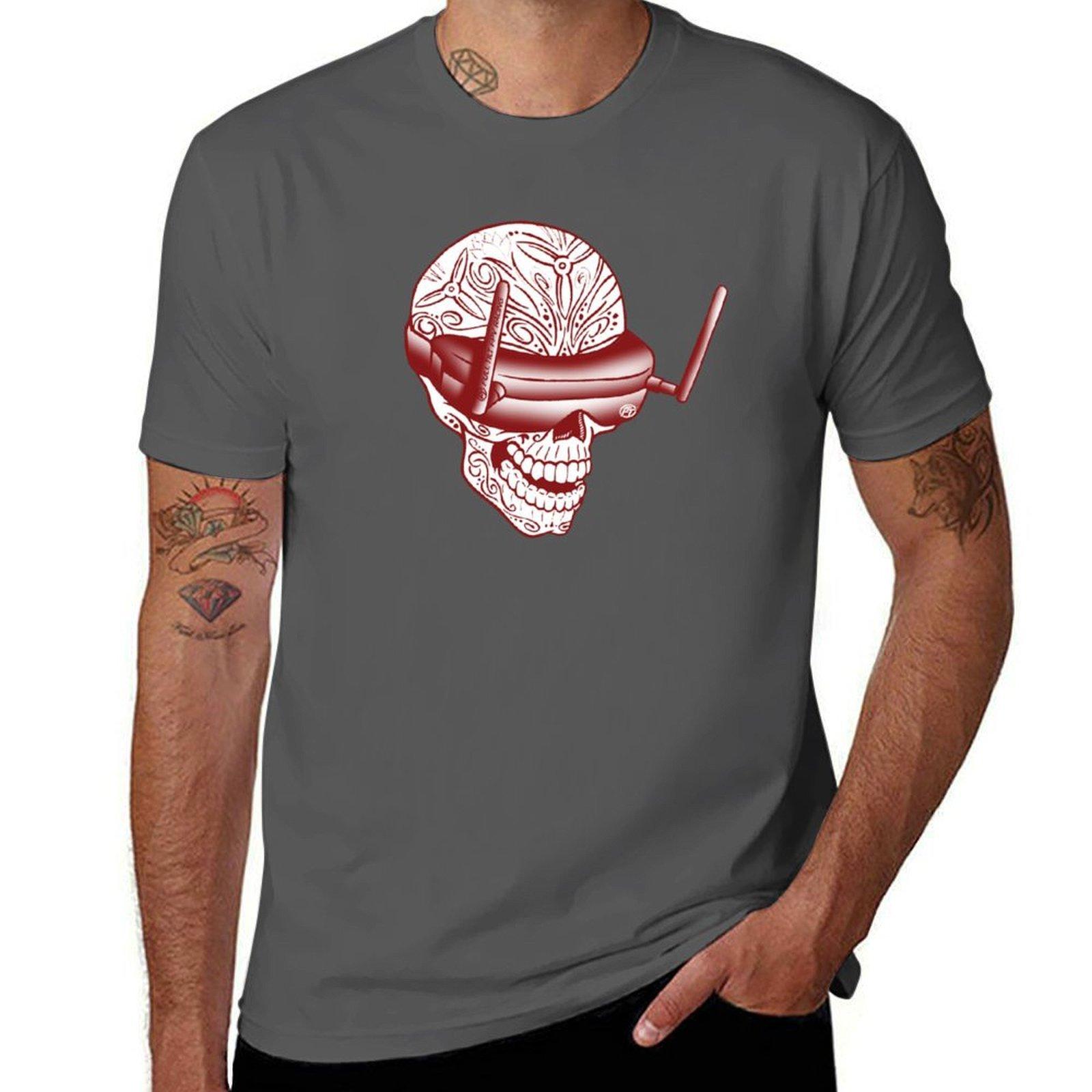 

Full Tilt FPV Skully Graphic T-Shirt funny t shirts cotton men t shirt cotton 100% T-Shirt 4XL