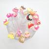 Rotating Cartoon Crystal Eyelash Brush: Portable Makeup Tool