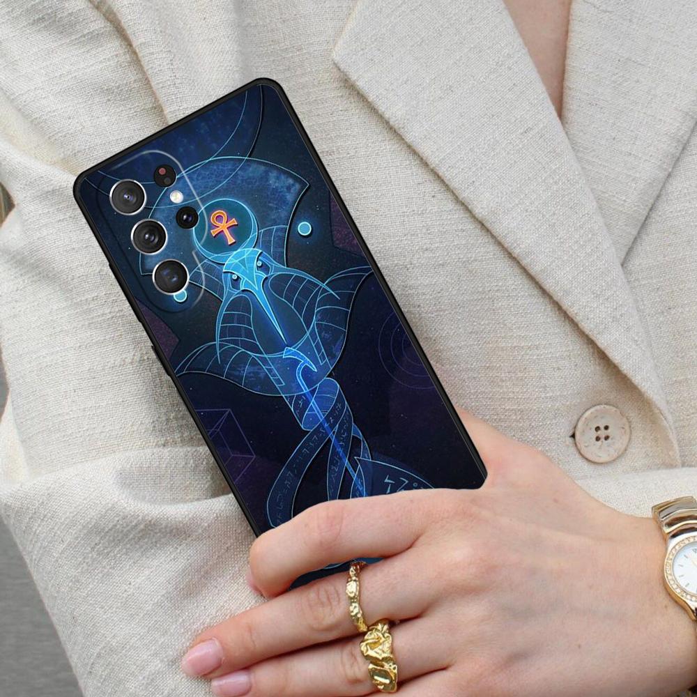 Ancient Egypt Egyptian God Horus Kemetic Heru Cell Phone Case for Samsung Galaxy S26 Ultra S25 S24 S23 S22 S21 S20 Note10 Cover