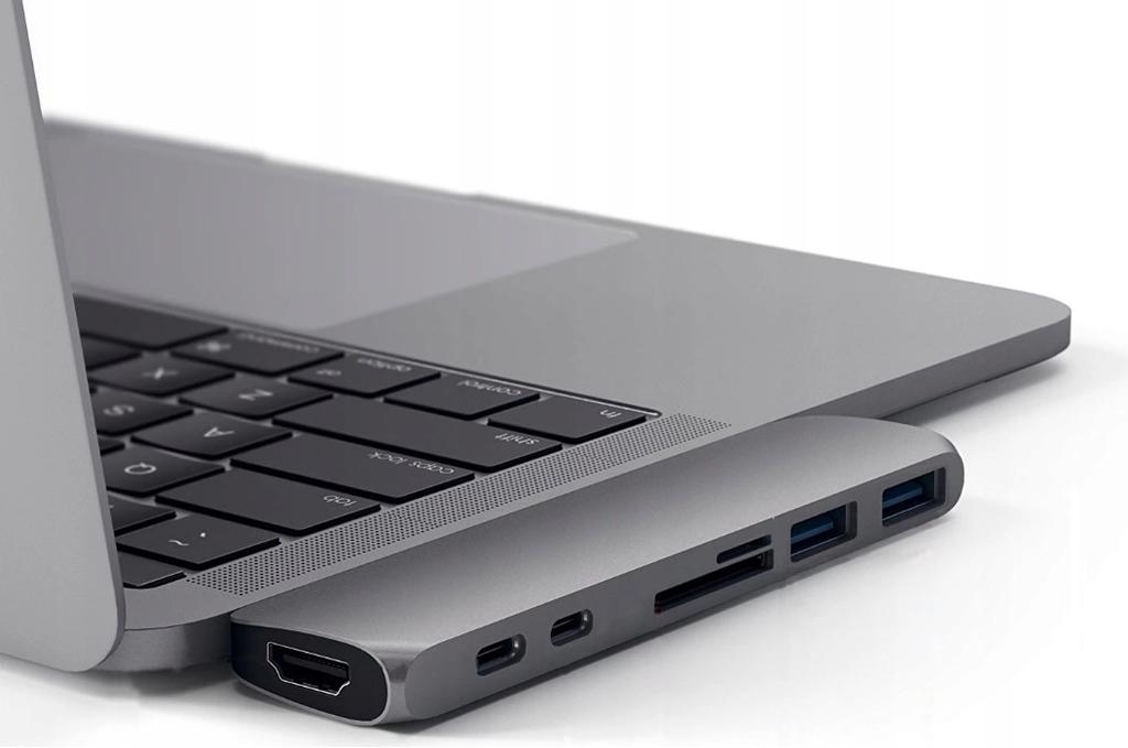 Adapter Hub Przejściówka USB-C USB Thunderbolt HDMI 4K Do Macbook Pro Air