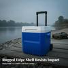Portable Cold-Storage Container | Heavy-Duty, Recessed, ice chest with Hard