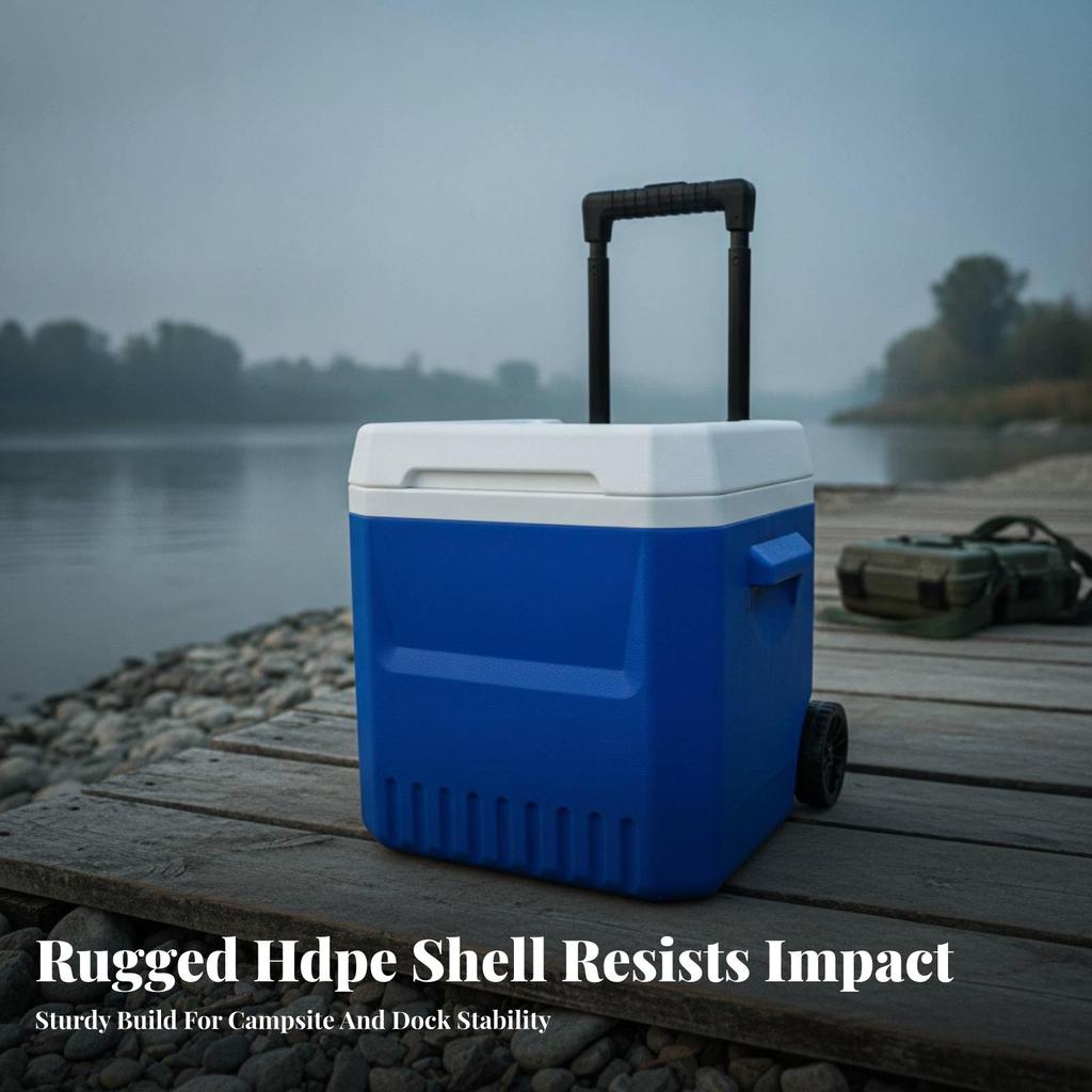 Portable Cold-Storage Container | Heavy-Duty, Recessed, ice chest with Hard