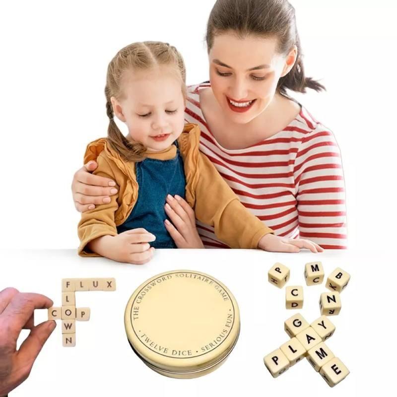 Classic Crossword Solitaire Game Crafted From Durable Plastic For Endless Entertainment