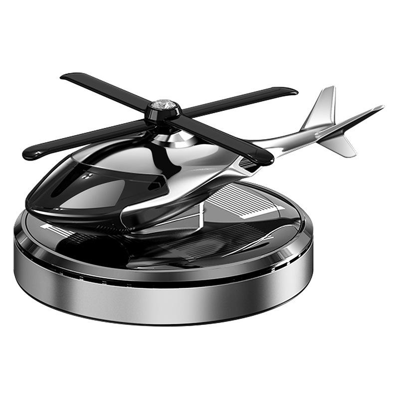 High-End Solar Airplane Car Freshener: Long-Lasting Fragrance Console Ornament for Men