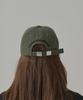 Seuteijial Volume Logo Washed Ball Cap [Khaki]