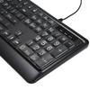 USB Interface Large Print Backlit Wired Keyboard