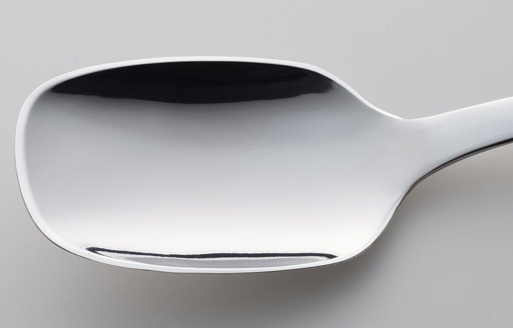 Yoshikawa Stainless Steel Made in Serving Item Number 3072014 Spoon, 21.6cm, Japan, Spoon,