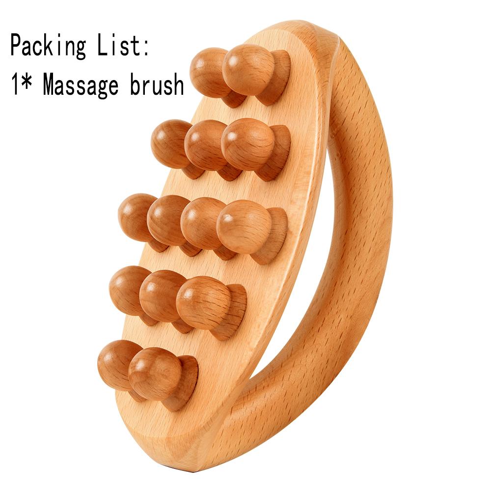 

14-бусинная меридианная щетка для всего тела, универсальная скребковая машина, снимает боль, усталость, снижает стресс, тренирует мышцы