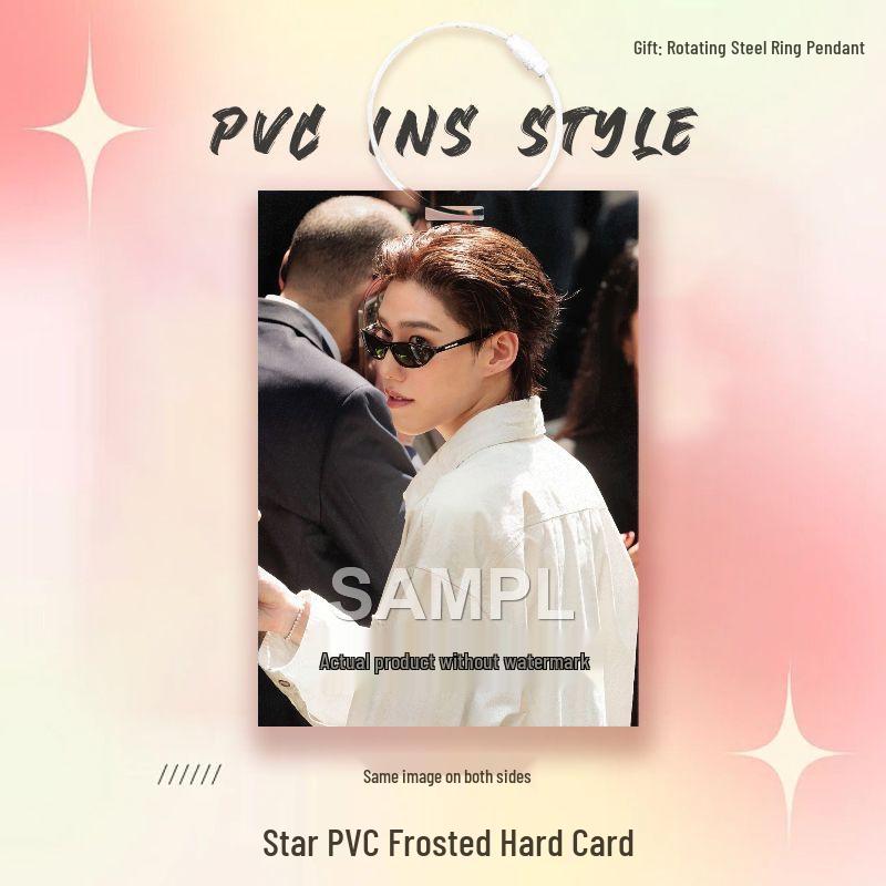 

Lin Yikai Concert Entry Pass: PVC Card Support, Idol Star Pendant, Personalized Decoration PVC frosted hard card (7cm x 10cm)