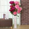 Peony Silk Flower: Large, Single-Head Tabletop/Floor Decoration