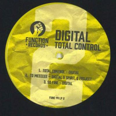 12inch Record DIGITAL - Total Control Pt. 2  (Coloured Viny FUNC44LPPT2 Function 2018 UK Dance & Electronica