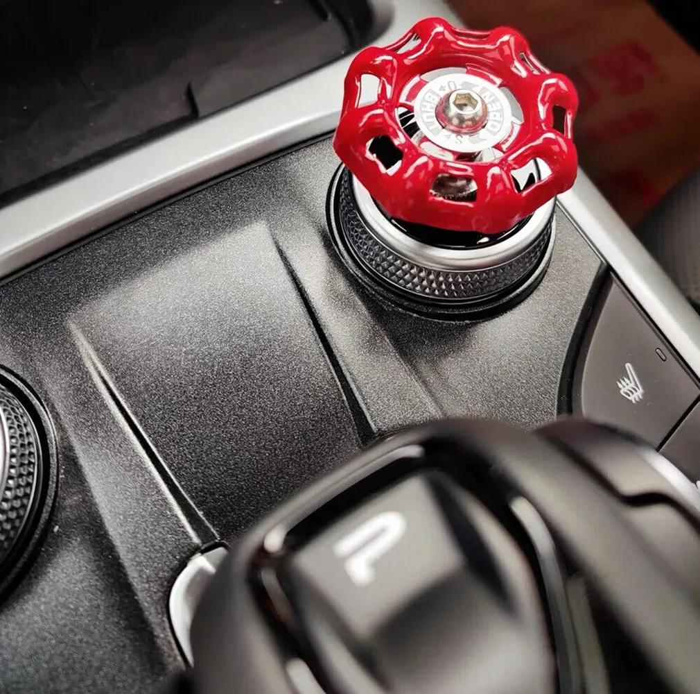 Spaß Auto Center Ventil Dekoration Auto Innen Schaltknauf Abdeckung Getriebe Industrie Ventil Schalter Aufkleber Auto Ornament