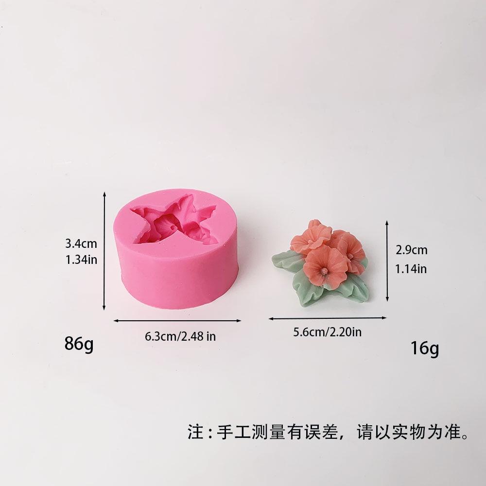 Multi Style Stack Rose Flower Scented Candle Moulds DIY Carnation Aromath Candle Soap Chocolate Cake Baking Tool Resin Crafts