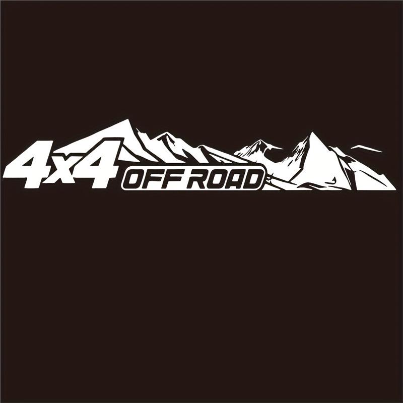 Exclusive 4x4 Off-Road Mountain Sticker