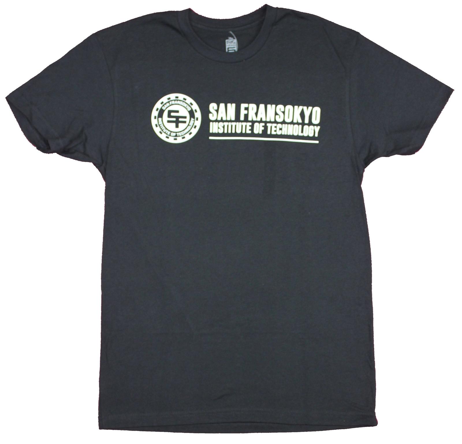 Big Hero Six 6 Mens T-Shirt - San Fransoyko Institute of Technology Logo XXL