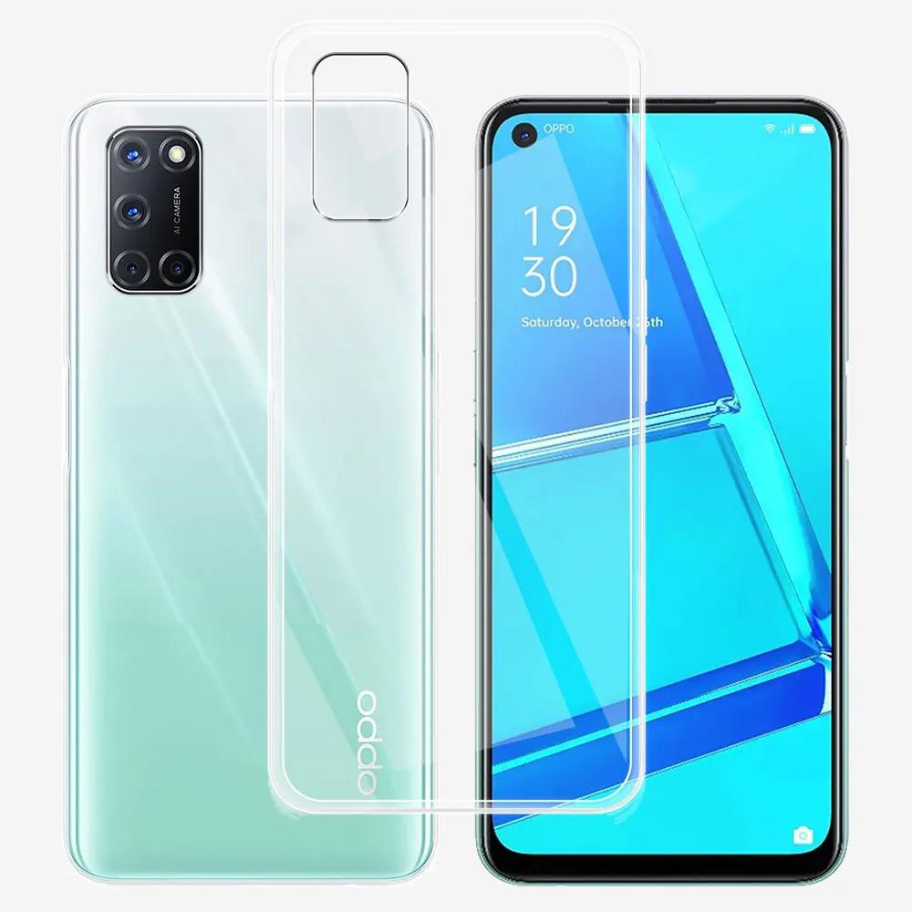For Oppo A52 Oppo A72 Case Clear Soft Silicone Cover Protect Phone Cases For Oppo A73 Bumper Coque Oppo A92 Oppo A72 5G Fundas