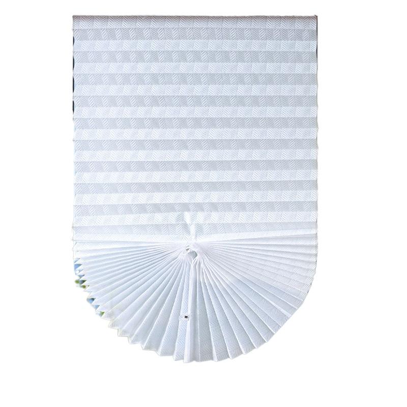 1PC Self-Adhesive Blinds Simple Polyester Curtain Window Paper Blinds Leaf Pleated Curtain Non-Woven 60/90x180cm