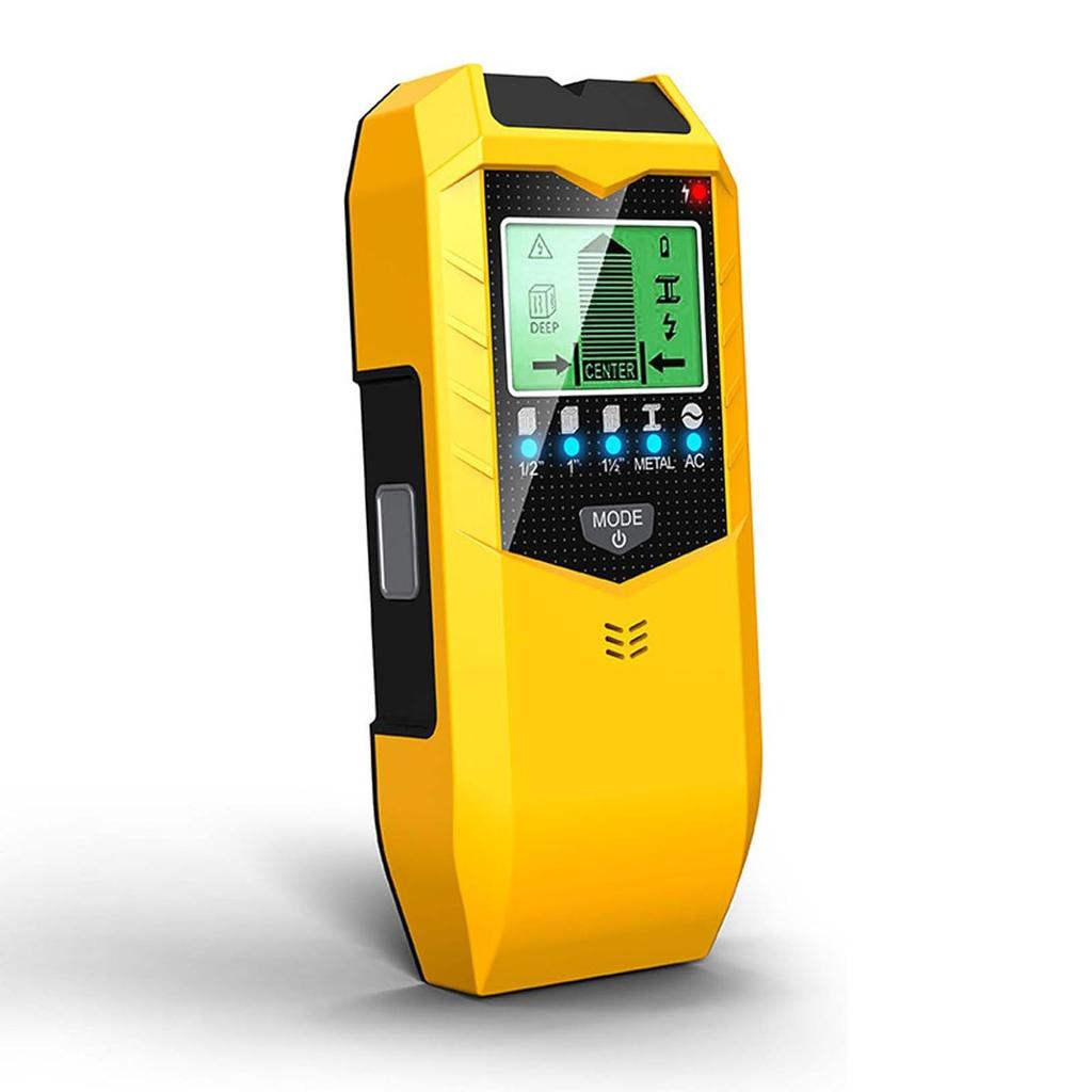 5-in-1 Multifunctional Wall Detector Wall Stud Finder Sensor, Handheld Wall Wood Beam/Metal AC Live Wires Scanner