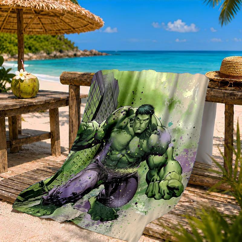 The hero Mighty Transformation Beach Towel Microfiber Beach Towel, Lightweight and Quick-Dry, for Summer Travel, Swimming Pool Fan Birthday Gift