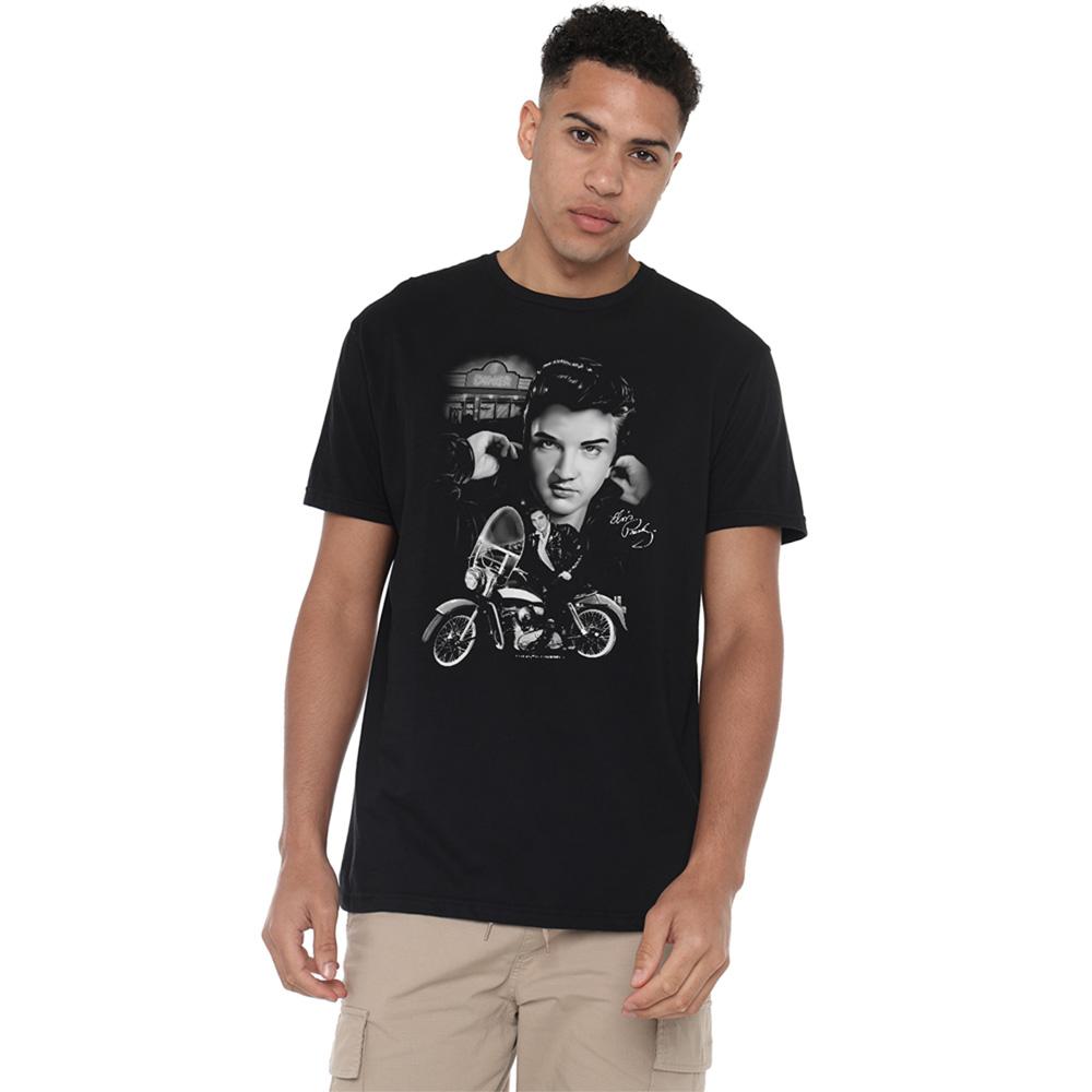 Elvis Presley Unisex Adult The King Rides Again T-Shirt