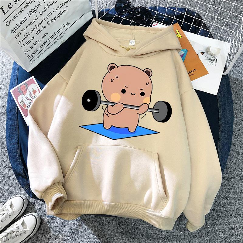 2024 Damen Herren Gothic Streetwear Kawaii Vintage Cartoon Sweatshirts Lustige Grafik Kapuzenpullover Bubu Dudu Y2k Print Hoodies Kleidung