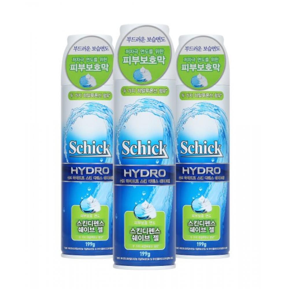 

Schick Hydro Skin Defense Shave Gel 199g 3 Pack NONE