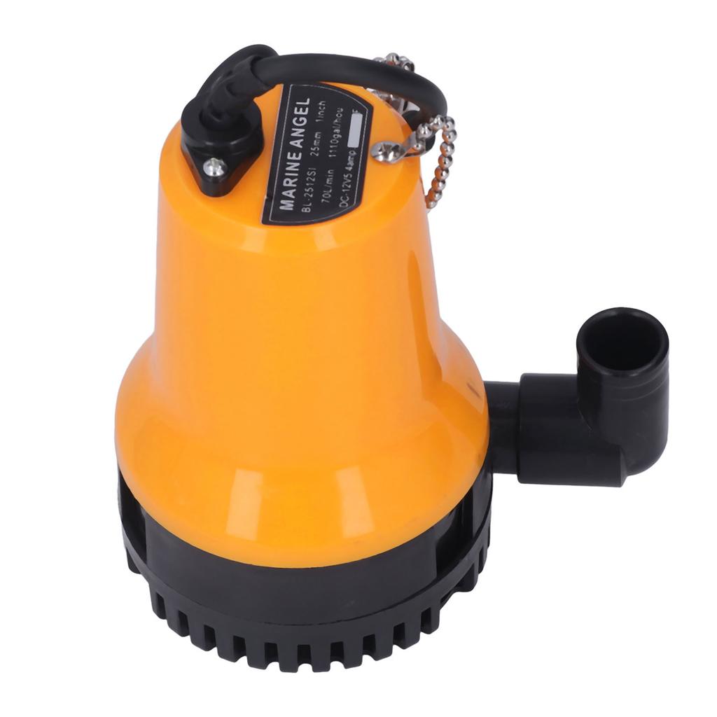 Submersible Pump Bilge Mini 70L Min 5400rpm 45W 4m Lift DC 12V for Fish Tank Boat