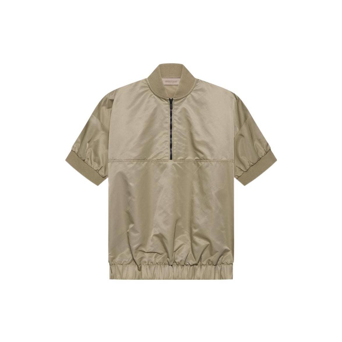 

Fear Of God Essentials SS22 Half Zip Pullover Men Tops Oak-Brown FOG-SS22-089