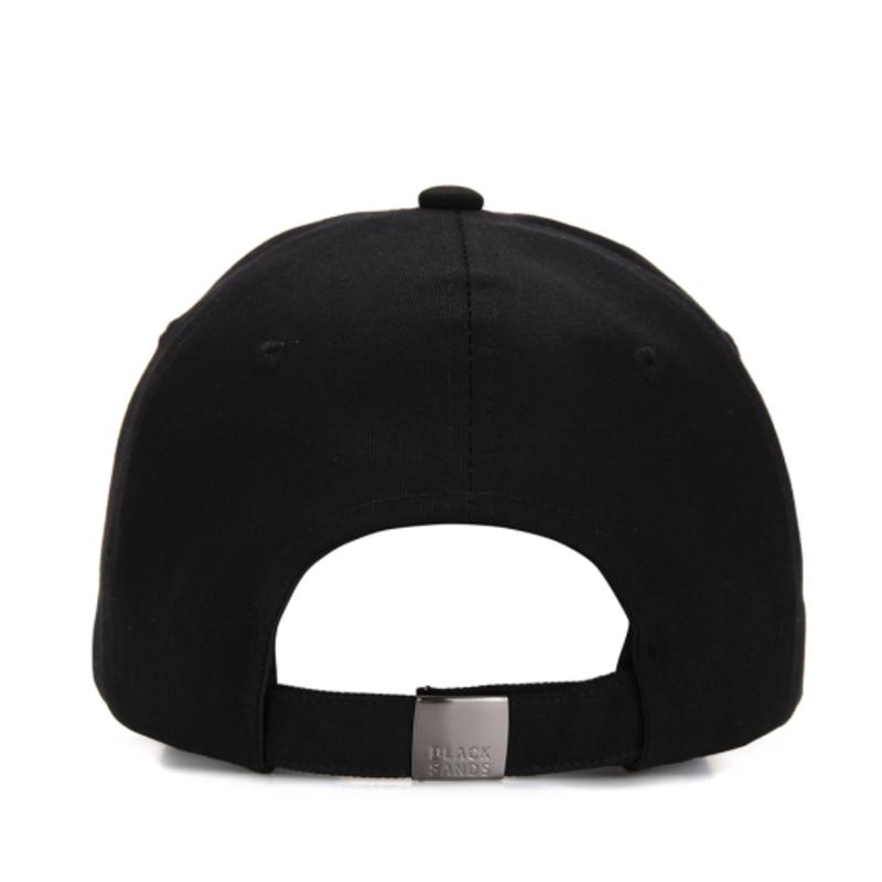 BLACK SANDS Symbol Chic Trip Embroidered Ball Cap_Black