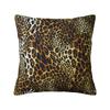 Custom Leopard Print Pillow Case Decoration Luxury Animal Skin Outdoor Cushions Square Pillowcase