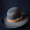 Retro Style Pure Wool Top Hat Retro Wool Felt Hat Oval Top Webbing Decorative Wool Hat