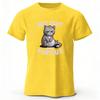 Summer Comfortable Soft Pure Cotton Short Sleeved Mens Home Street Oversized Loose Sports Tshirt Fashionable and Trendy Top