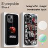 ManeS-skinS Hip Hop Band Poster Phone Case For iPhone 17 16 15 14 13 12 Plus Pro Max High-end Luxury Magsafe Sheepskin