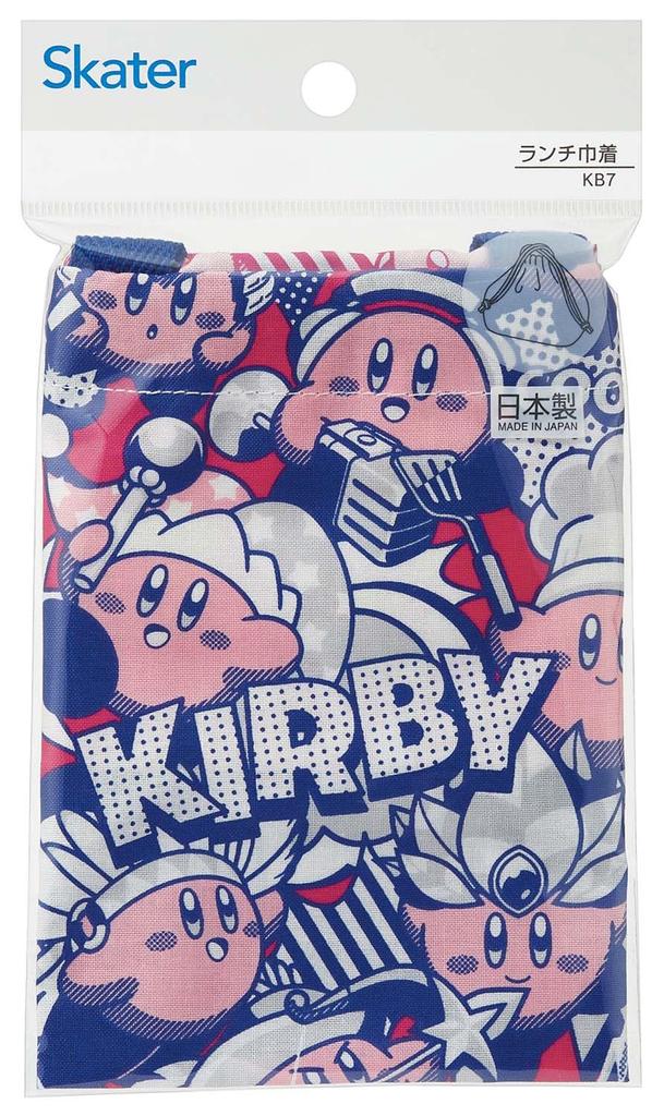 Skater Drawstring Lunch Made in Kirby of the Stars Children's Bag, Japan, Collection, KB7-A