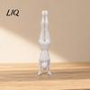 Simple Style Ornament Inverted Girl Figurine, 3D Printed Athlete Statue, White Modern Home Decor Sporty Sculpture for Table Shelf Statue