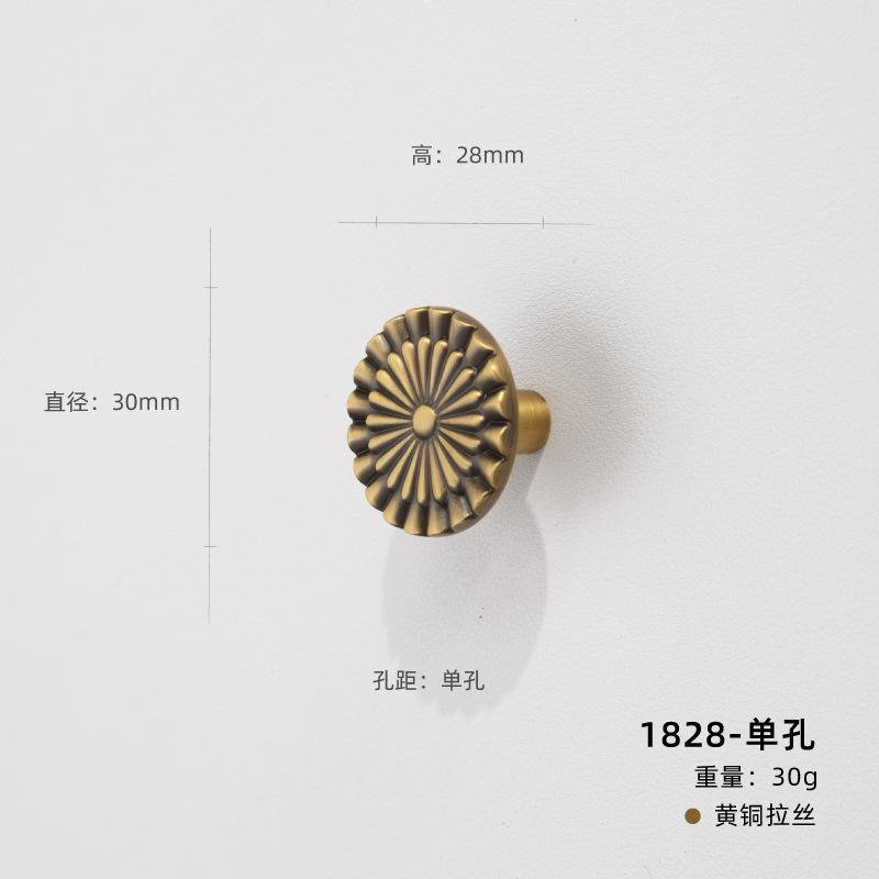High-End Licht Luxus, Antikbronze Farbe, Halbkreisförmiger Griff, Schrank Schublade, Schranktürgriff, Französisch, Retro Gold, Kleiner Griff