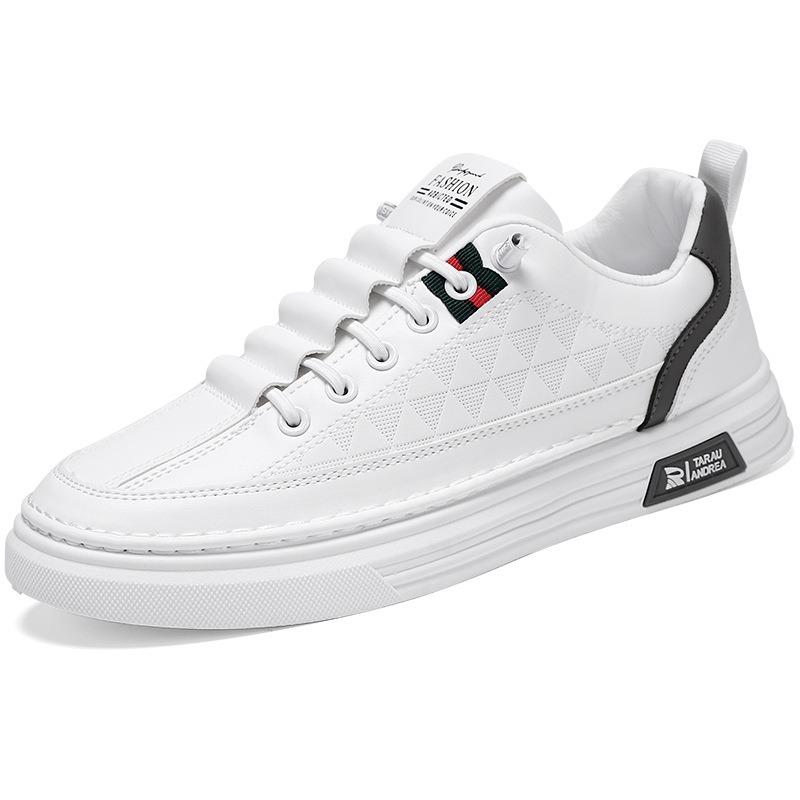 Spring Men's Shoes New Breathable Shoes Male Students Trend Versatile White Shoes Men's Sports and Leisure Board Shoes Trendy Shoes