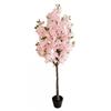 Árvore de Flor de Cerejeira Artificial Decoração de Casamento Interior de Casa Prop para Fotografia de Jardim Exterior 60cm a 260cm de Altura