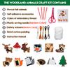 New DIY Sewing Animals Craft Kit Forest Creatures DIY Sewing Felt Plush Animals For Kids Beginners Sew Kids Art Christmas Gifts