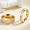 European & American Fashion Retro Titanium Stainless Steel Couples' Rings