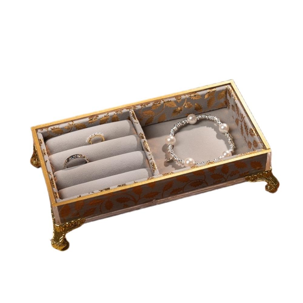 Vintage Jewelry Display Stand Velvet Jewelry Holder Box Jewelry Organizer  Jewelry Storage