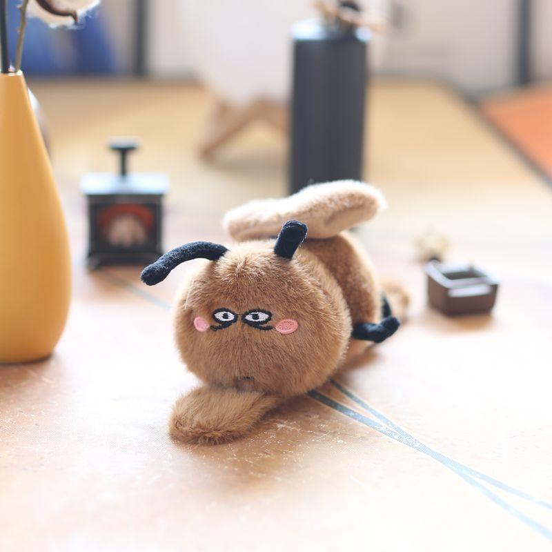 

Cute Adorable Plush Cockroach Toy With Movable Wings Soft Pp Cotton Stuffed Animal Round Wings