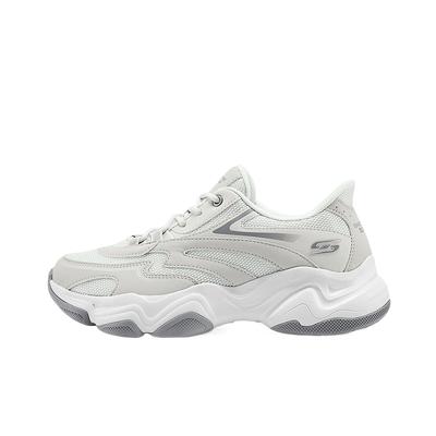 DLites Panda Shoes Fashion Simple Trendy Aesthetic Thick Sole Increased Height Comfortable Versatile Low Top Dad Shoes 117687-LTGY