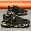 28-40 Children's Plus Size Fashionable Thick Sole Fly Woven Camouflage Running Shoes Sports and Casual Shoes