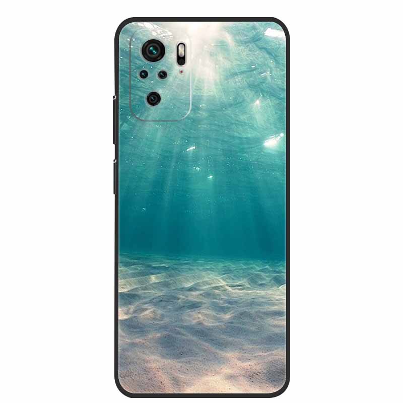 Für Xiaomi Poco M5s Hülle Luxus TPU Weiches Silikon Handy Rückseite für PocoM5s Stoßfest Blumen Niedliche Cartoon Blumen Neue Hülle