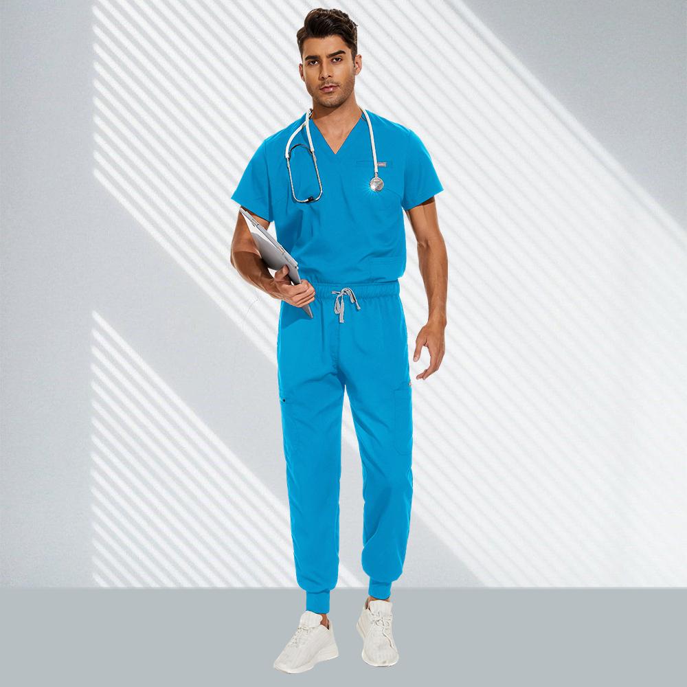 2025 neue Männer Medizinische Peelings Tops Hose Unisex Chirurgische Sets Frauen Schönheit Salon Uniformen Dental Cic Arbeitskleidung Overalls Pflege Kleidung