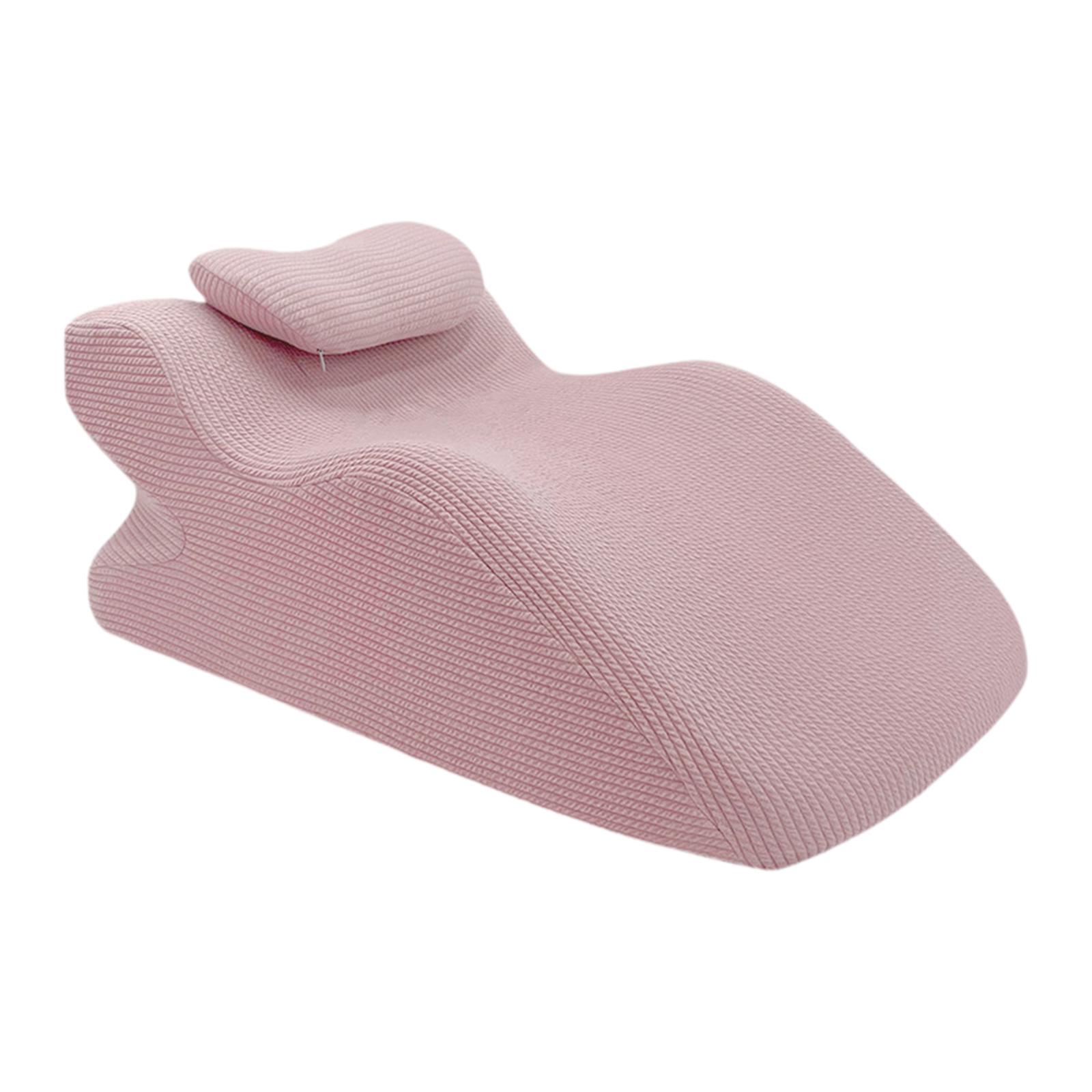 Face Down Pillow Bed Wedge Comfortable Washable Cover Home Massage Pillow Ergonomic Prone Pillow for Sleeping Relaxing Reading розовый 9580₽