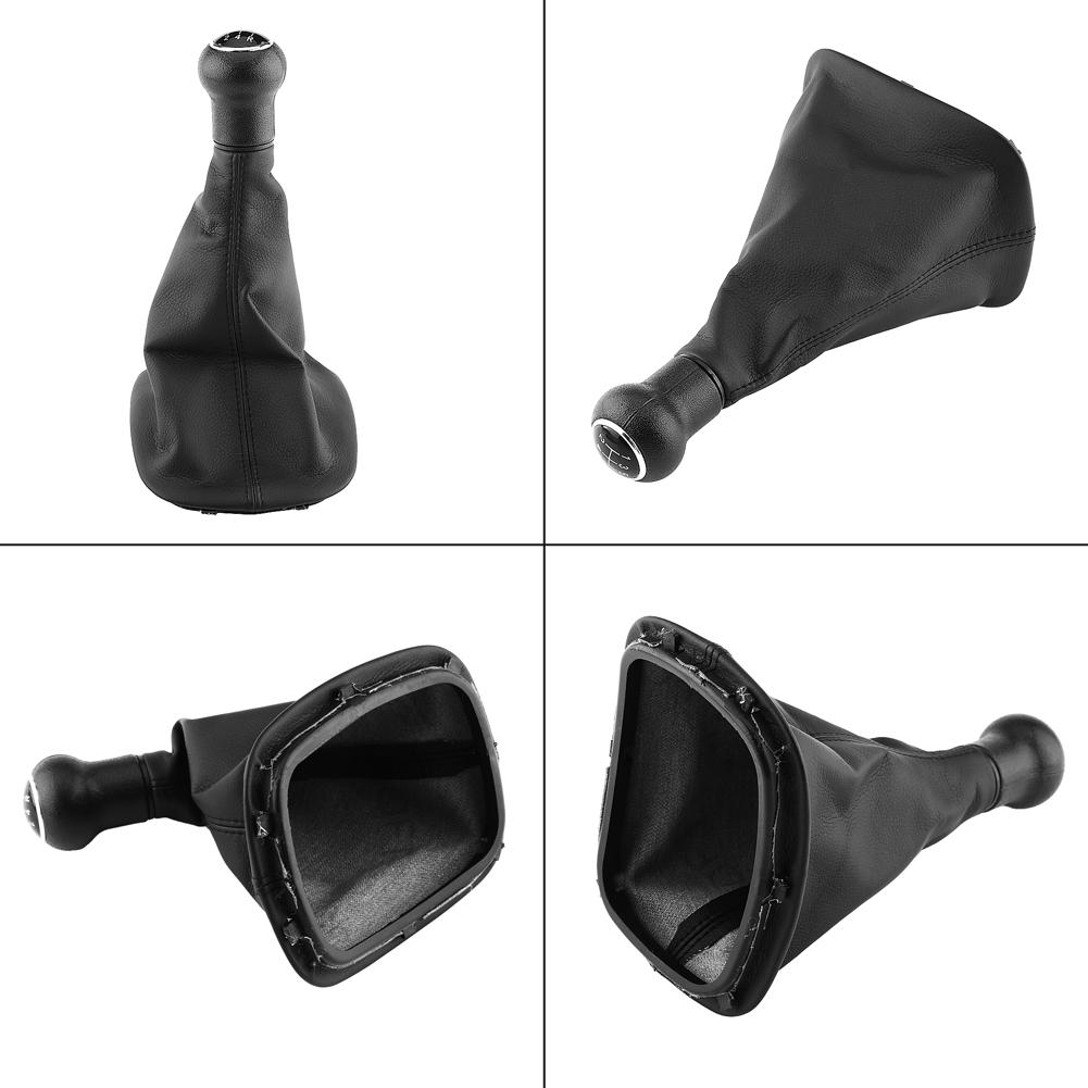 5 Speed Car Gear Shift Knob Gearstick Gaiter Boot Kit for  Passat B5