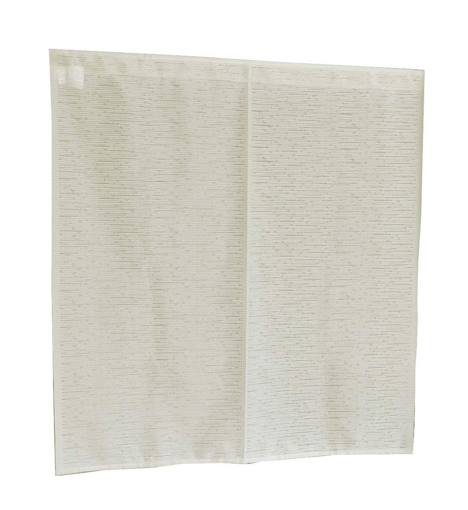 Simple Lace Noren Curtain 28047 85cm Wide X 90cm Kaei-lace (Japanese-made) Flame-Retardant (Ivory) (Approx. Long)