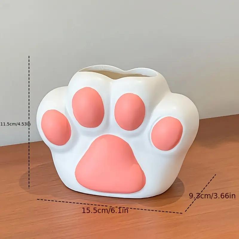

Creative Cute Cat Paw Vase Desktop Decoration Flower Arrangement Living Room Tv Cabinet Porch Dining Table Tulip Decoration